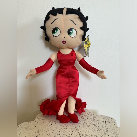 Rare HTF Vintage 16” Steppin Out Red Dress Betty Boop Doll by Kellytoy 2005 - Picture 1 of 9
